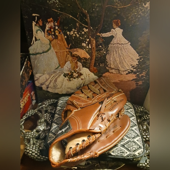 MacGregor Glove 11.75" High Quality Hide Baseball Glove Left Hand,All Original. - Picture 3 of 15